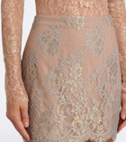 Valentino Lace miniskirt