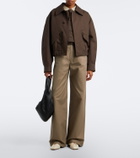 Lemaire Cotton twill wide-leg pants