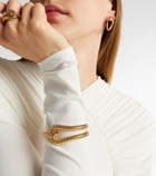 Jennifer Fisher Madison Avenue gold-plated cuff bracelet