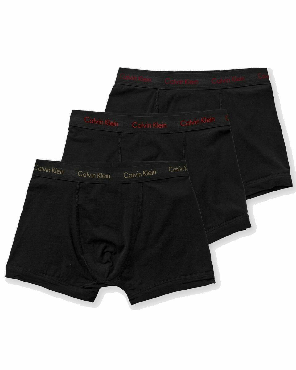 Photo: Calvin Klein Underwear Trunk 3 Pack Black - Mens - Boxers & Briefs