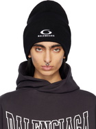 Balenciaga Black Loop Sports Icon Beanie