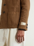 Massimo Alba - Baglietto Cotton and Linen-Blend Blazer - Brown