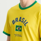 Levi's Men's Brasil Retro Ringer T-Shirt in Yellow