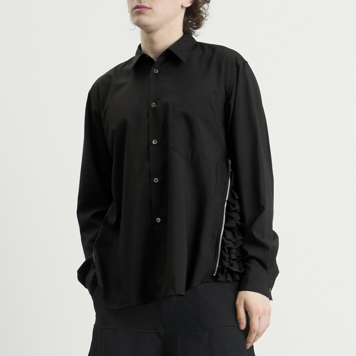 Comme des Garçons Homme Plus Men's Embellished Shirt in Black