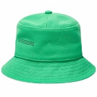 Pangaia Canvas Bucket Hat in Jade Green