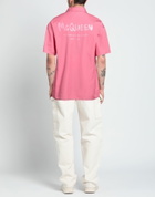 Mcqueen Mens Shirt Fuchsia