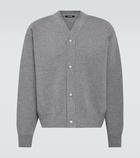 Jacquemus Ribbed-knit wool-blend cardigan