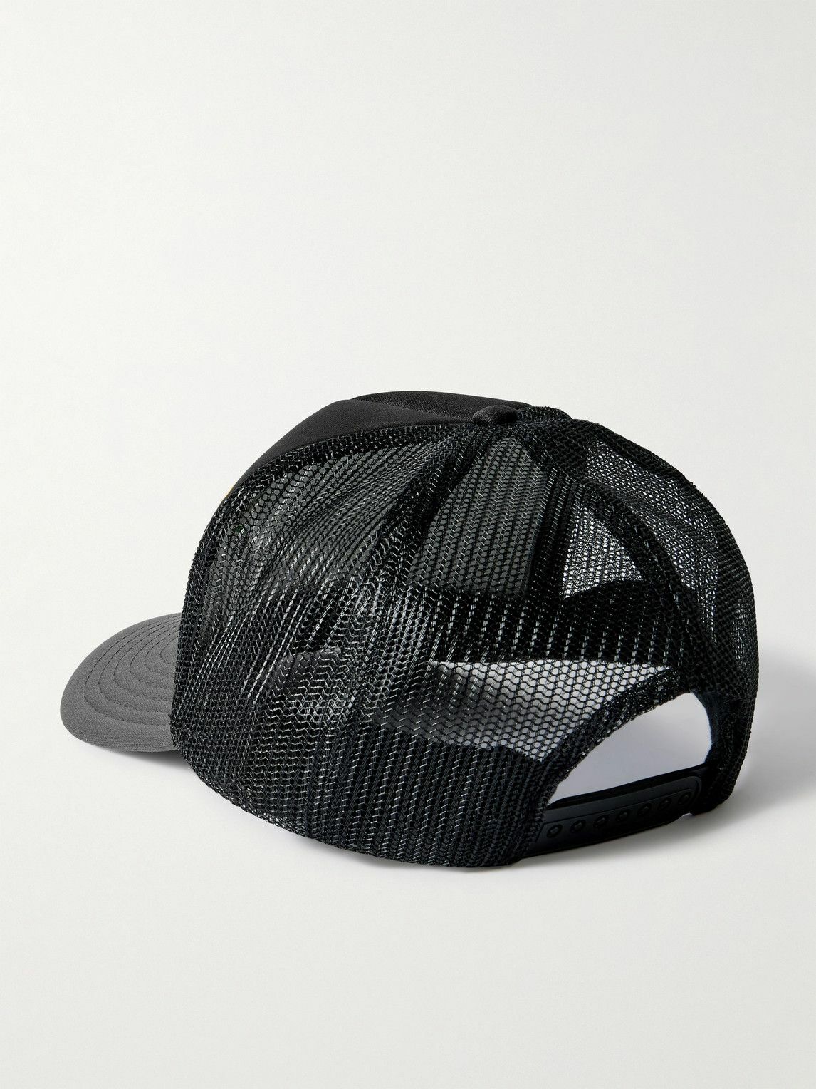 KAPITAL - Printed Scuba and Mesh Trucker Cap