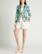Moschino Womens Blazer Turquoise