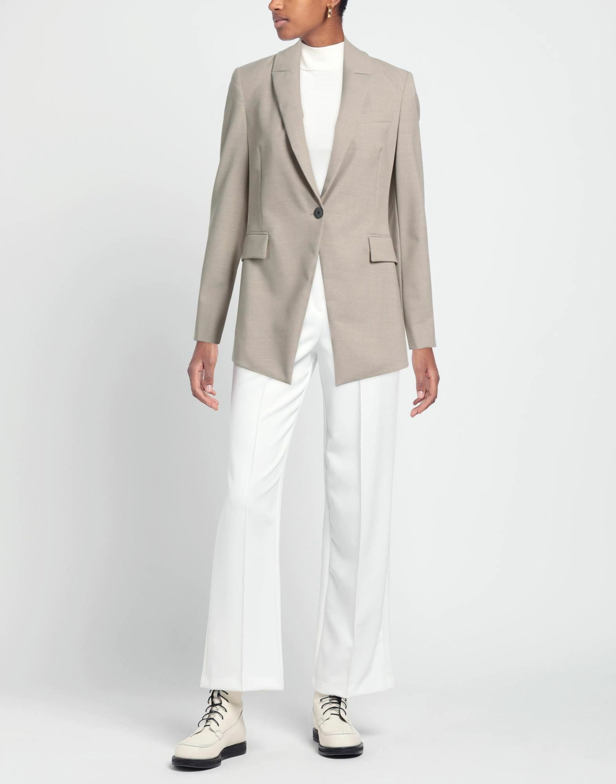Theory Womens Blazer Khaki