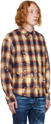 Dsquared2 Gray & Orange Classic Shirt