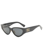 Miu Miu Eyewear Women's 3ZS Sunglasses in Black