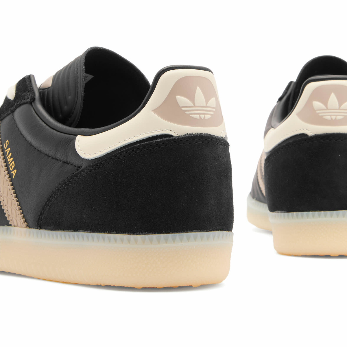 Adidas Samba Jp Sneaker in Core Black/Trace Khaki/Cream White