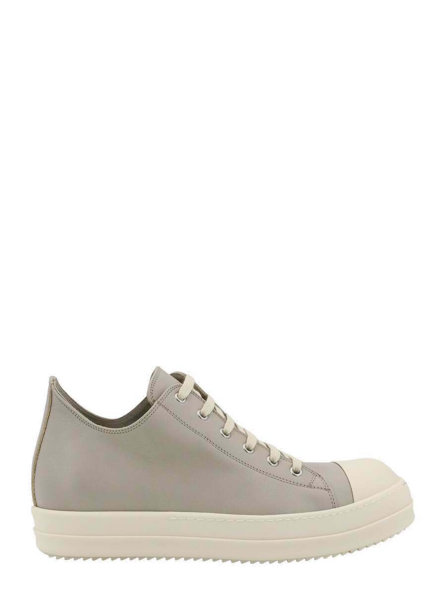 Rick Owens Low Sneaks Beige Mens Rick Owens