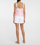 LoveShackFancy Sully embroidered cotton top