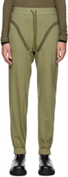 Parnell Mooney SSENSE Exclusive Khaki V-Line Lounge Pants