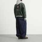 Avirex Men's Icon Leather Jacket in Hunter