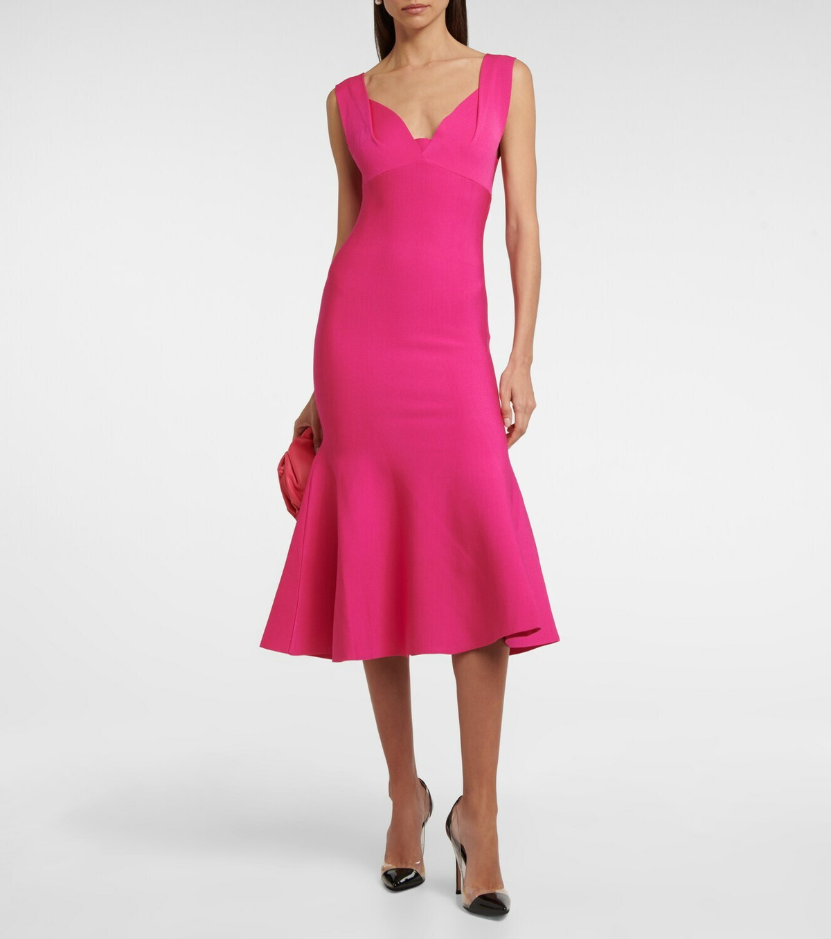 Roland Mouret Asymmetrical midi dress Roland Mouret
