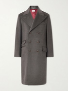 Brunello Cucinelli - Virgin Wool Double-Breasted Coat - Green