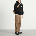 Snow Peak Men's Square Logo Hoodie in Black
