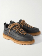 Diemme - Roccia Basso Full-Grain Leather Hiking Boots - Black