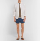 Brunello Cucinelli - Slim-Fit Mid-Length Swim Shorts - Storm blue