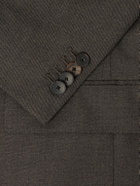 Mr P. - Luxe Wool and Silk-Blend Suit Jacket - Brown