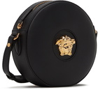 Versace Black 'La Medusa' Round Pouch