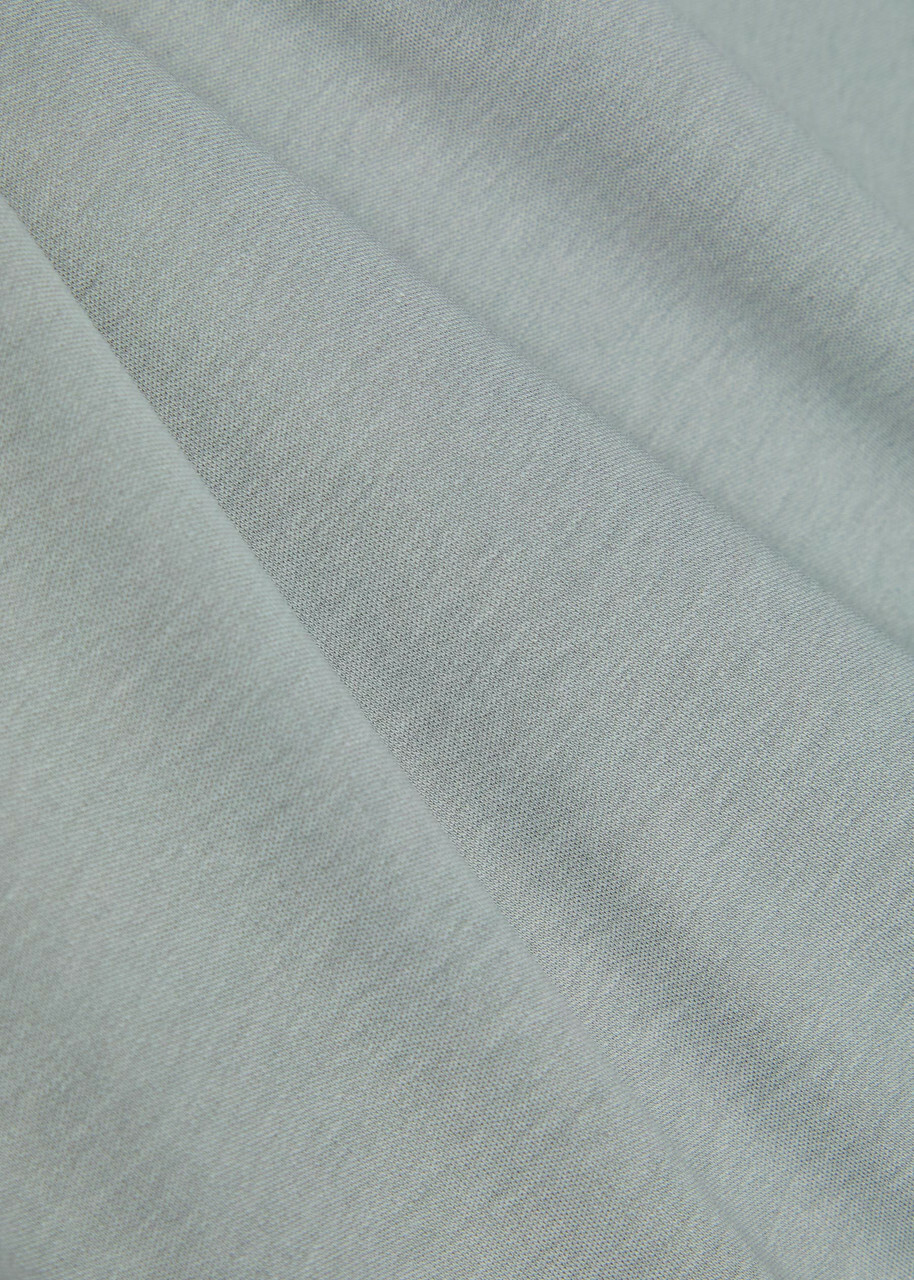 Raith Santi Mercerized Cotton Polo Shirt Light Blue
