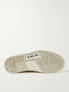 AMIRI - Skel Top Glittered Leather High-Top Sneakers - Neutrals