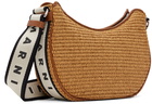 Marni Brown Small Bey Shoulder Bag