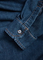 Weekend Max Mara Balenio Denim Mini Shirt Dress Navy