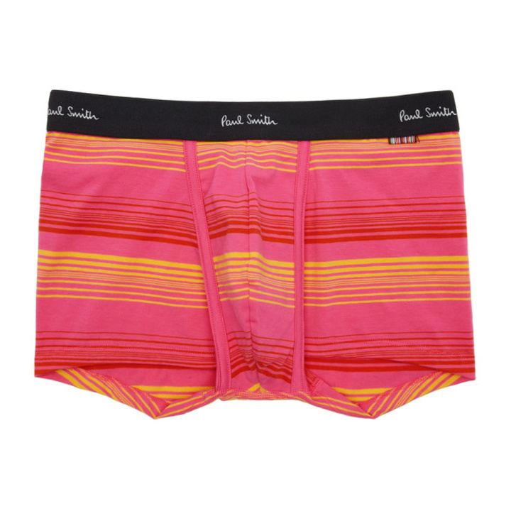 Photo: Paul Smith Pink and Yellow Striped Boxer Briefs
