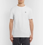 Desmond & Dempsey - Embroidered Cotton-Jersey Pyjama T-Shirt - White