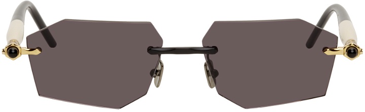 Photo: Kuboraum Black & Off-White P55 Sunglasses