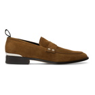 Alexander McQueen Brown Suede Loafers