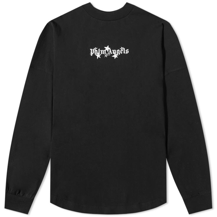 Photo: Palm Angels Long Sleeve Shooting Stars Oversized Tee