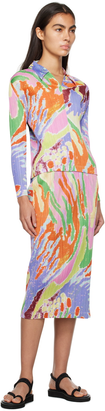 プリーツプリーズ　FROSTY FOREST　Pink プリーツプリーズ FROSTY FOREST Pink Pleats-Please-by-Issey