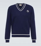 Gucci - Cotton and wool V-neck sweater