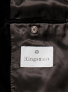 Kingsman - Shawl-Collar Cotton-Velvet Tuxedo Jacket - Black
