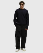 Norse Projects Henning Cotton Wool Rib Sweater Blue Mens Pullover