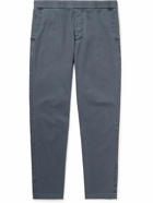James Perse - Straight-Leg Cotton-Blend Trousers - Blue