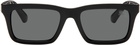 Burberry Black Logo Rectangular Sunglasses