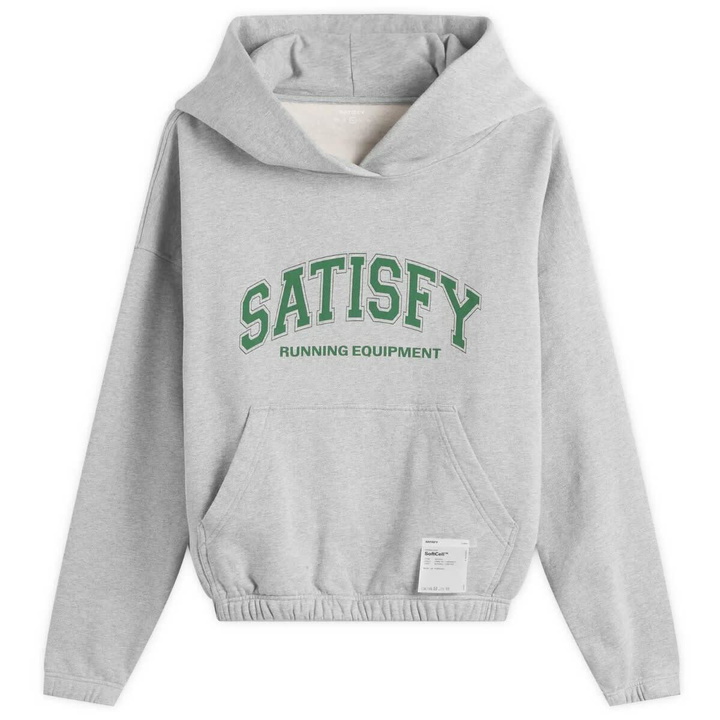 Photo: Satisfy Men's SoftCell Hoodie in Heather Grey