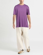 Roberto Collina Mens T-shirt in Purple