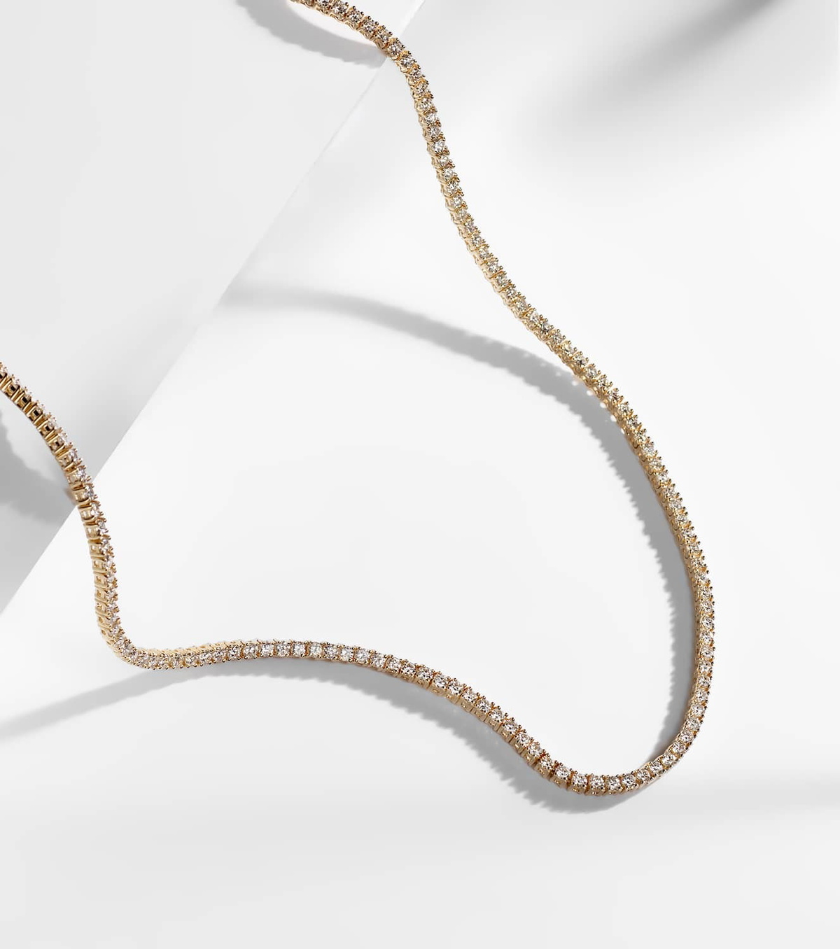 Anita Ko Hepburn 18kt gold choker with diamonds