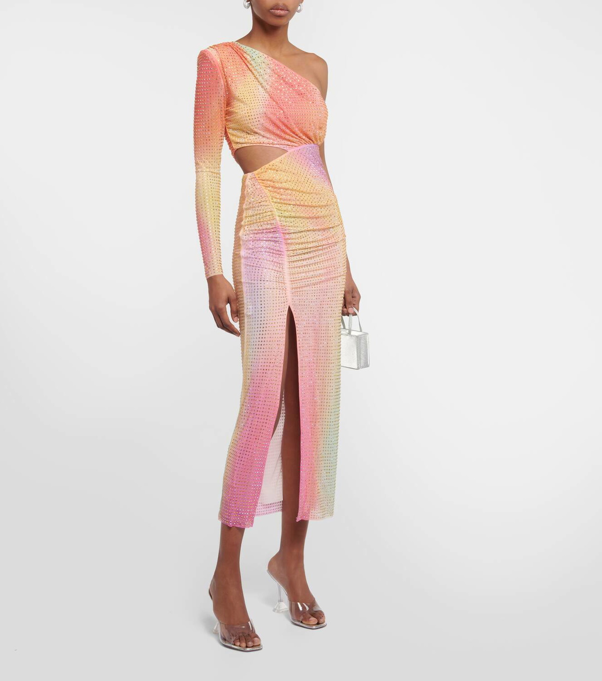 ワンピース SELF PORTRAIT DRESS (PF25121SP) Beige Twill Maxi Dress – self-portrait-US