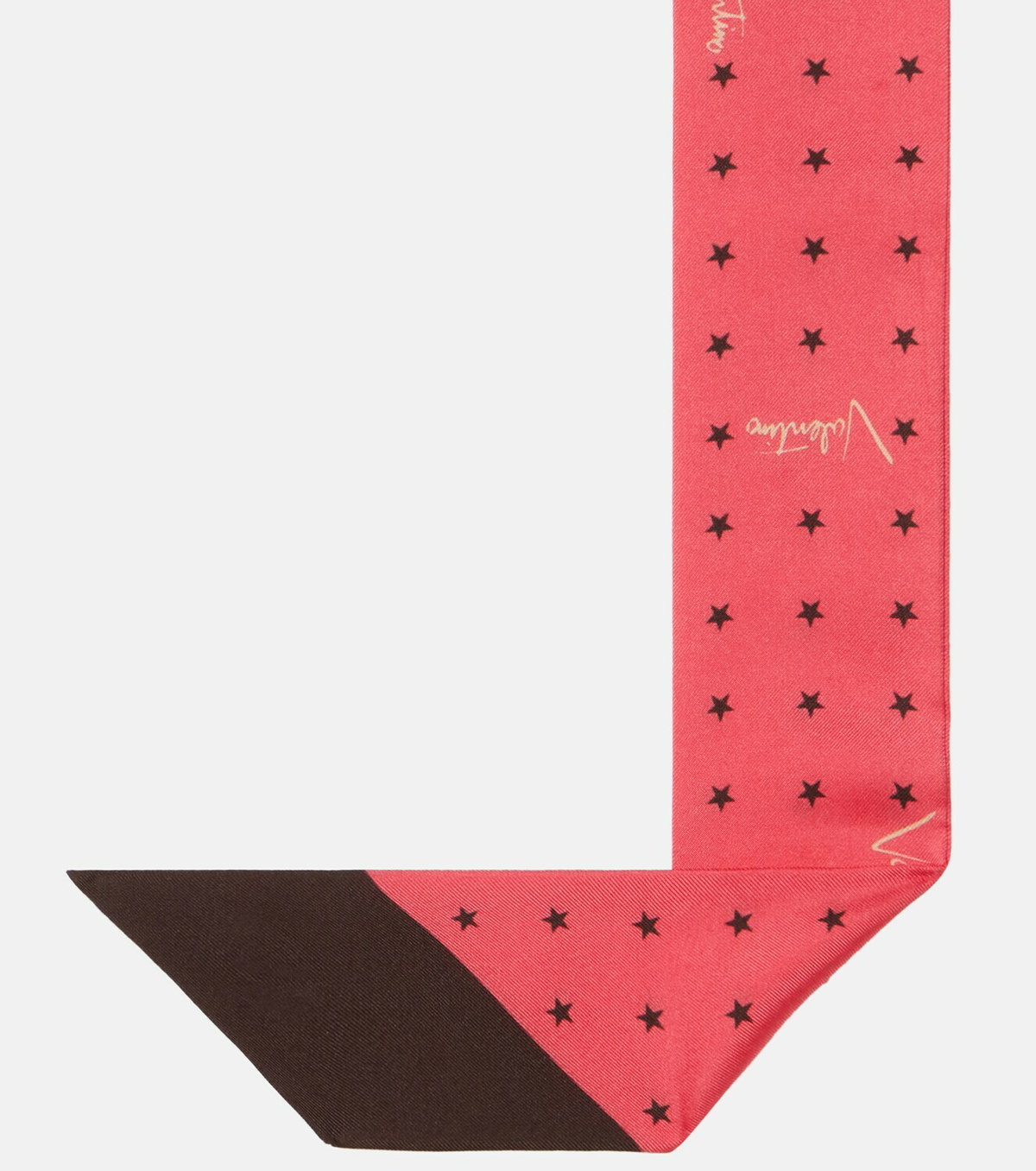 Valentino Printed silk twill scarf