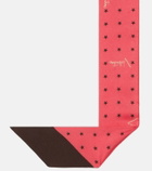 Valentino Printed silk twill scarf