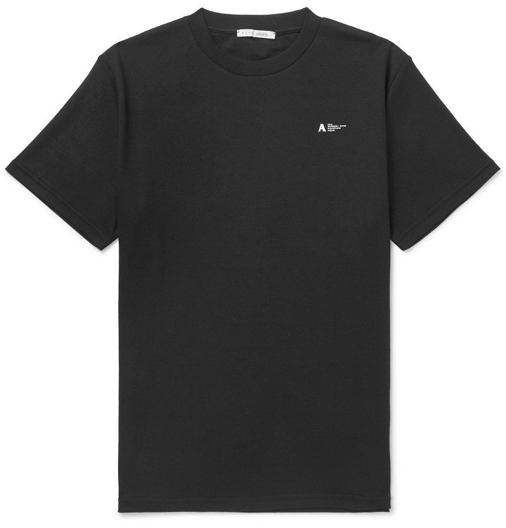 Photo: 1017 ALYX 9SM - Printed Cotton-Blend Jersey T-Shirt - Men - Black